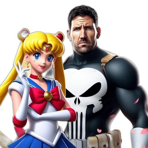 comic book art, concept art, anime, cartoon transparent PNG cut-out