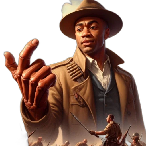 hat, staff, concept art, comic book art transparent PNG cut-out