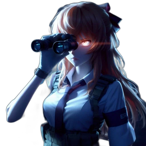 weapon, staff, face, robot transparent PNG cut-out