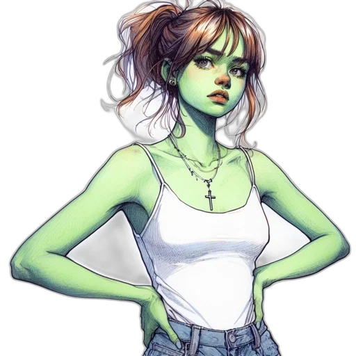 concept art, comic book art, fantasy art, pixel art transparent PNG cut-out