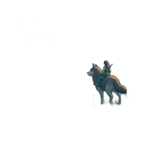 animal, creature, dragon, staff transparent PNG cut-out