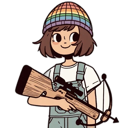 hat, weapon, staff, animal transparent PNG cut-out