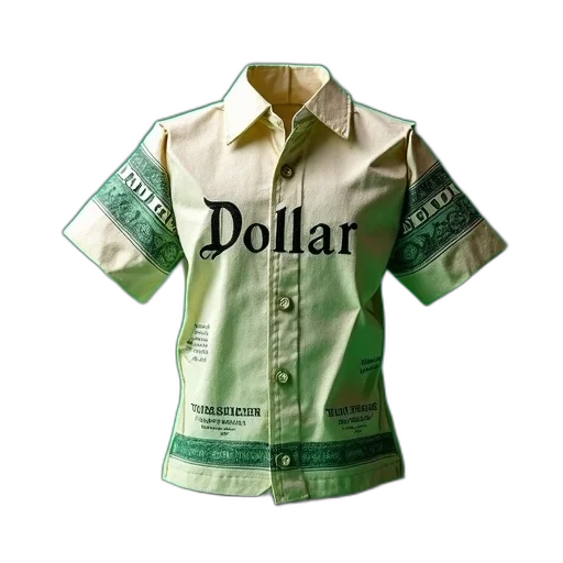 jacket, 3d render, green, paper transparent PNG cut-out