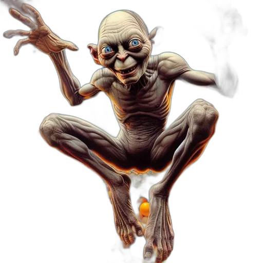 creature, staff, concept art, comic book art transparent PNG cut-out