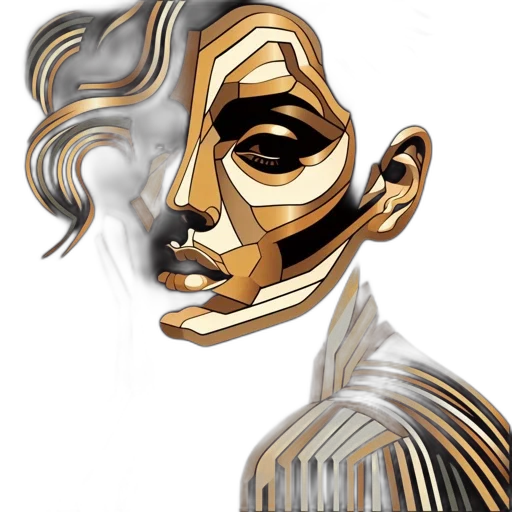 mask, face, comic book art, cartoon transparent PNG cut-out