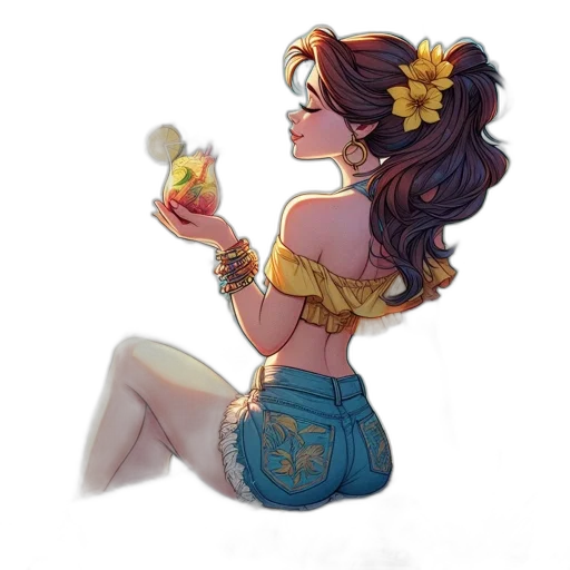 flower, crown, dress, jewelry transparent PNG cut-out