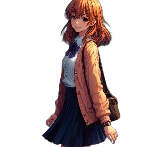 jacket, dress, staff, face transparent PNG cut-out