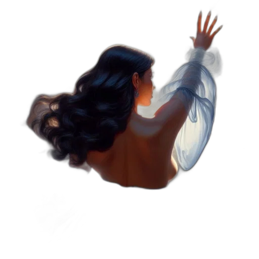 hair, crown, creature, dress transparent PNG cut-out