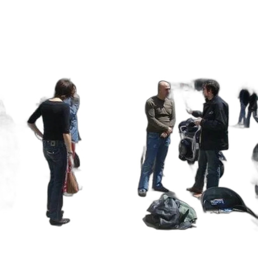 jacket, staff, mask, shoes transparent PNG cut-out