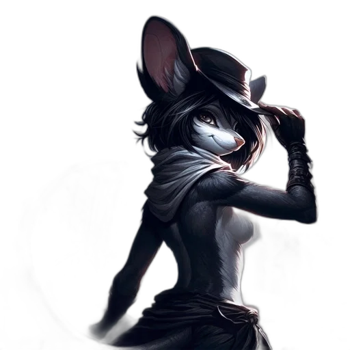 hat, mask, animal, staff transparent PNG cut-out