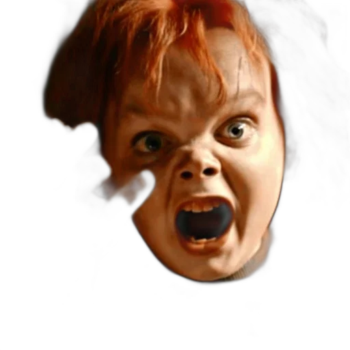 face, creature, mask, hair transparent PNG cut-out