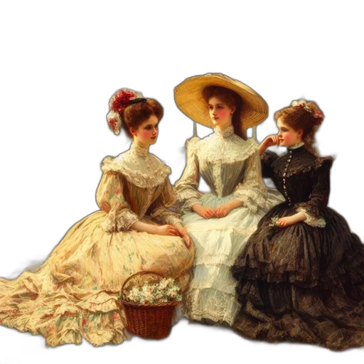 dress, hat, jewelry, crown transparent PNG cut-out