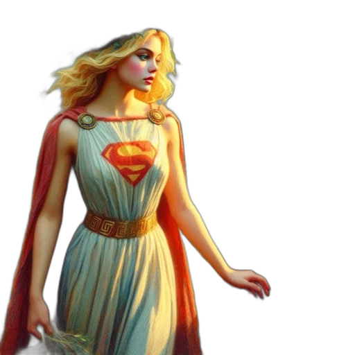 dress, concept art, comic book art, fantasy art transparent PNG cut-out