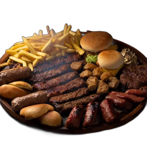 food, hat, photorealistic, array transparent PNG cut-out