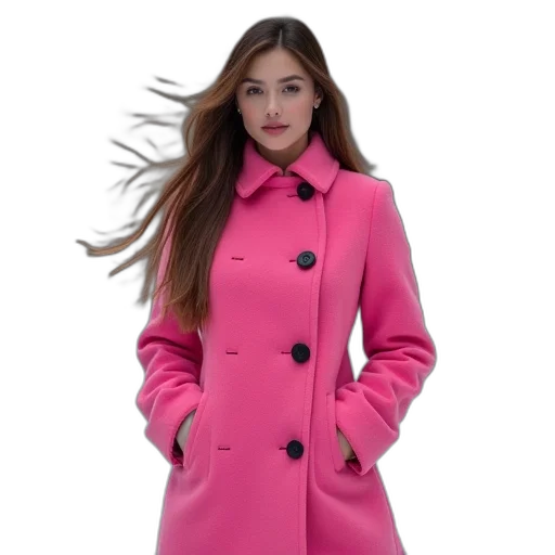 jacket, dress, photorealistic, 3d render transparent PNG cut-out