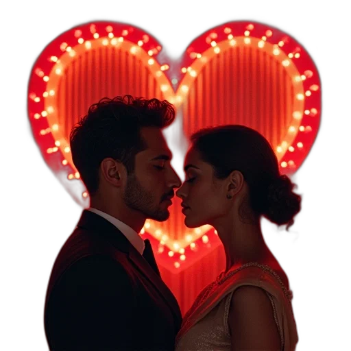 photorealistic, neon lights, movie, poster transparent PNG cut-out