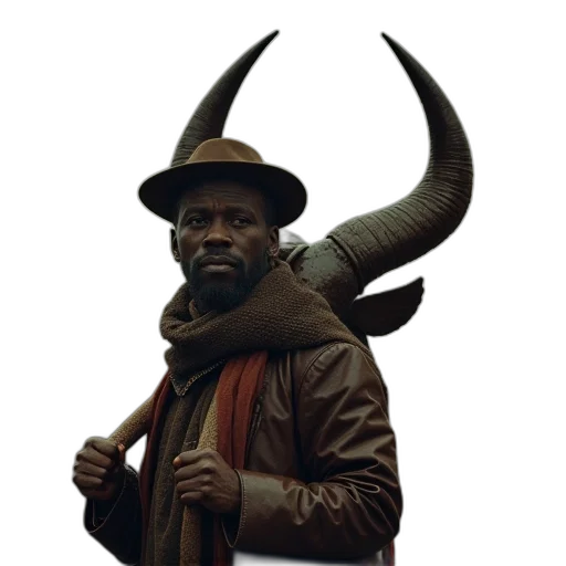 hat, staff, dragon, weapon transparent PNG cut-out