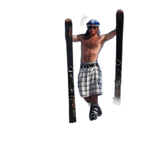 sword, man, stands, shirtless transparent PNG cut-out