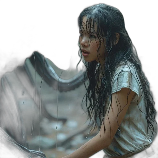 dress, creature, face, umbrella transparent PNG cut-out