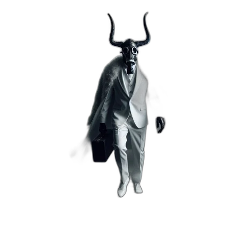 mask, animal, creature, staff transparent PNG cut-out
