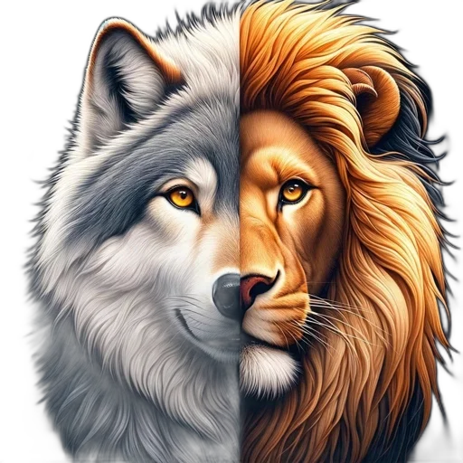animal, face, jewelry, fantasy art transparent PNG cut-out