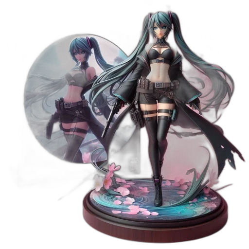 concept art, 3d render, fantasy art, vaporwave transparent PNG cut-out