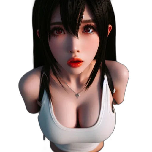 robot, face, 3d render, photorealistic transparent PNG cut-out