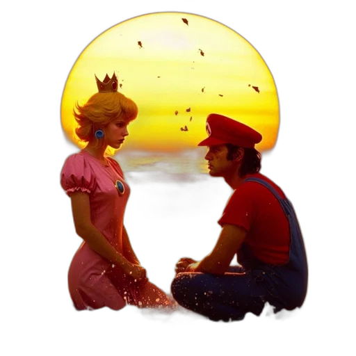 crown, umbrella, hat, concept art transparent PNG cut-out
