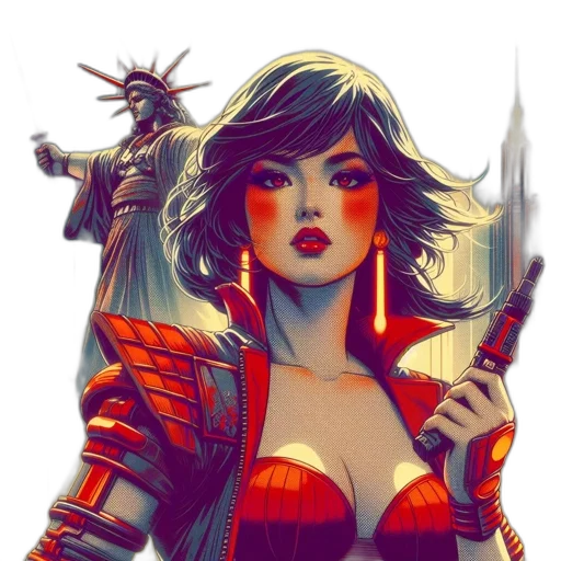 weapon, fantasy art, comic book art, concept art transparent PNG cut-out