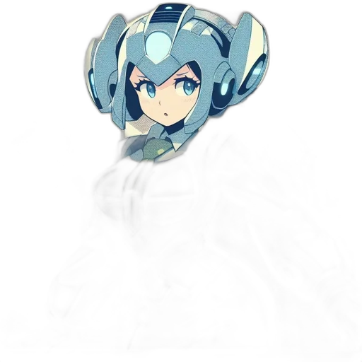 robot, mask, staff, crown transparent PNG cut-out