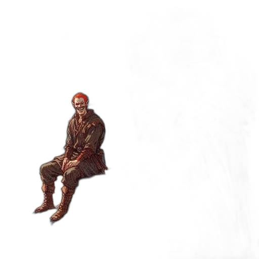 staff, jacket, creature, weapon transparent PNG cut-out