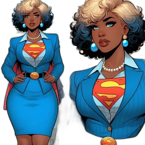 comic book art, concept art, cartoon, two transparent PNG cut-out
