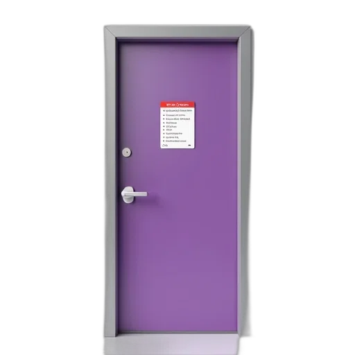 staff, furniture, purple, door transparent PNG cut-out