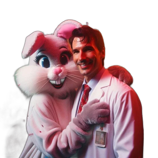 staff, animal, creature, jacket transparent PNG cut-out