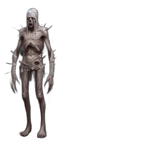 creature, robot, staff, mask transparent PNG cut-out
