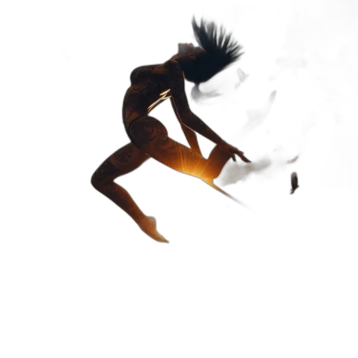 staff, hair, creature, concept art transparent PNG cut-out