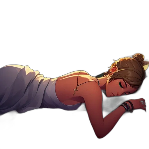 dress, concept art, pixel art, watercolor transparent PNG cut-out