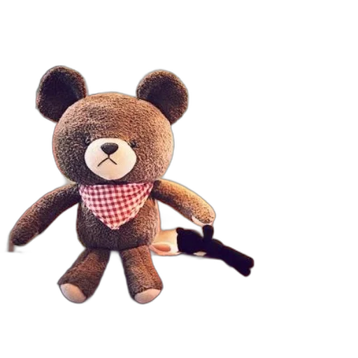 staff, 3d render, photorealistic, teddy transparent PNG cut-out