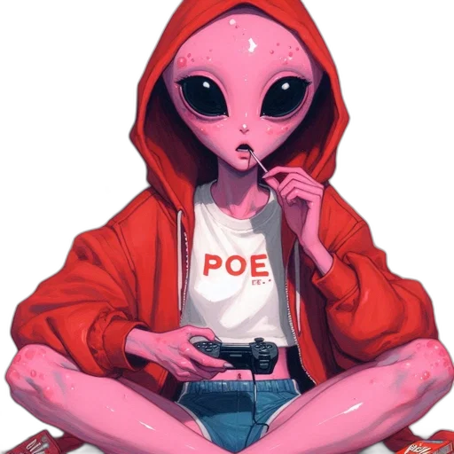 jacket, creature, robot, face transparent PNG cut-out