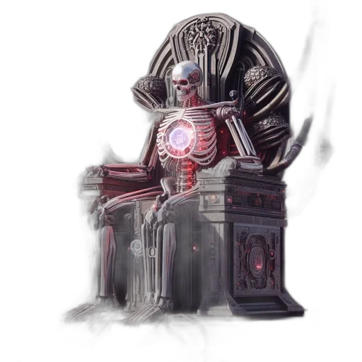 robot, staff, crown, weapon transparent PNG cut-out