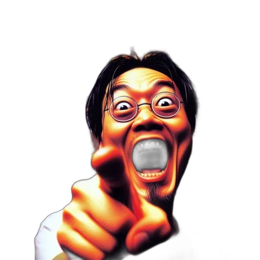 staff, face, robot, photorealistic transparent PNG cut-out