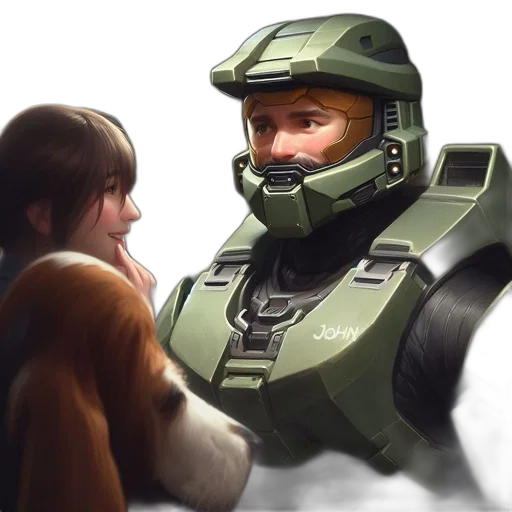 robot, face, weapon, concept art transparent PNG cut-out