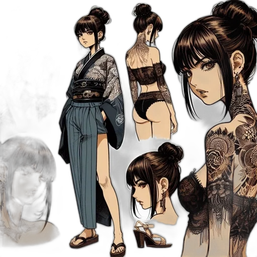 concept art, fantasy art, comic book art, anime transparent PNG cut-out