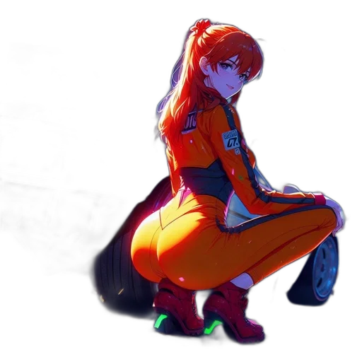 robot, dress, jacket, staff transparent PNG cut-out