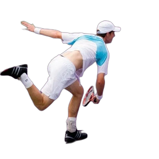 staff, tennis, player, white transparent PNG cut-out