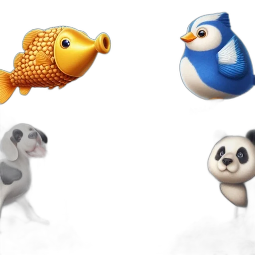concept art, 3d render, whimsical, scene transparent PNG cut-out