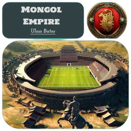 modern, stadium, mongolian, style transparent PNG cut-out