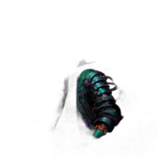 shoes, bottle, weapon, creature transparent PNG cut-out