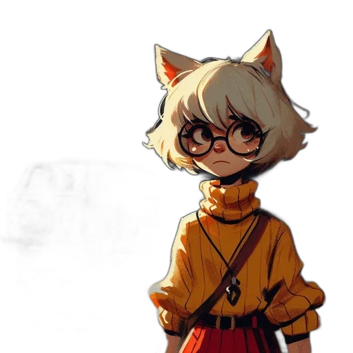 staff, jacket, mask, animal transparent PNG cut-out
