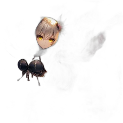 creature, mask, robot, hair transparent PNG cut-out